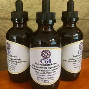 3 x 99.99% Ultra-Pure C60 in Australian Olive Oil - Aussie Produced and Owned